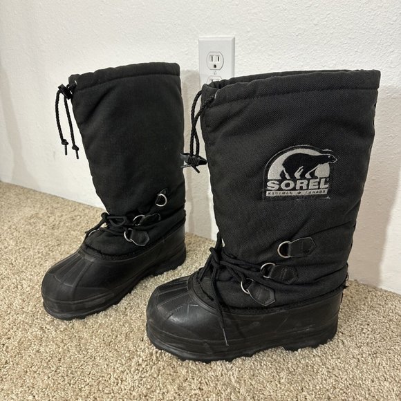 Sorel Kaufman Canada Blue Insulated Waterproof Glacier  Snow Boots Men’s Sz 5 - Picture 1 of 15